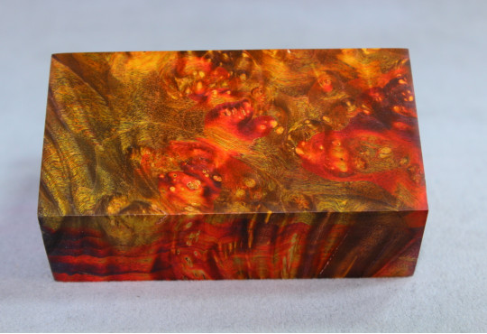 Stabilized Maple Burl Wood Mod Block